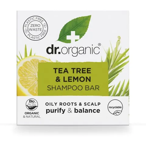 Dr. Organic Shampoo solido al Tea Tree E Limone 75 gr – immagine 2