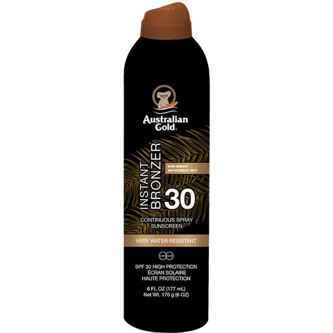 Australian Gold Instant Bronzer Continuous Spray SPF30 177ml – immagine 3