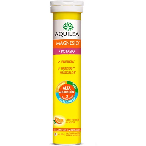 Aquilea MAGNESIO+POTASIO comprimidos efervescentes 14 u – immagine 2