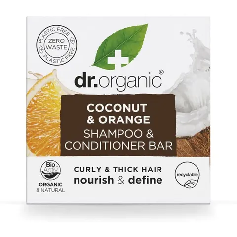Dr. Organic Shampoo e balsamo Cocco E Arancia sódilo 75 gr – immagine 2