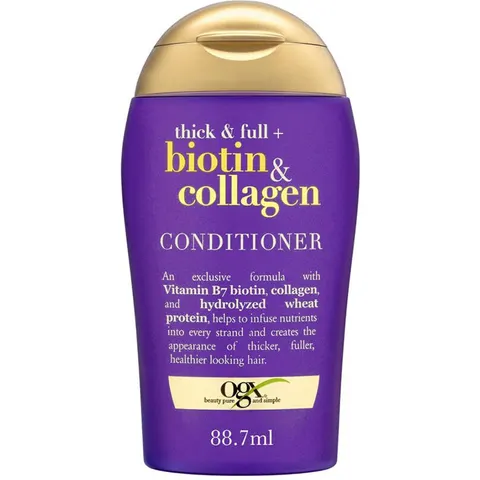 Ogx Balsamo per capelli con biotina e collagene 88 ml – immagine 2