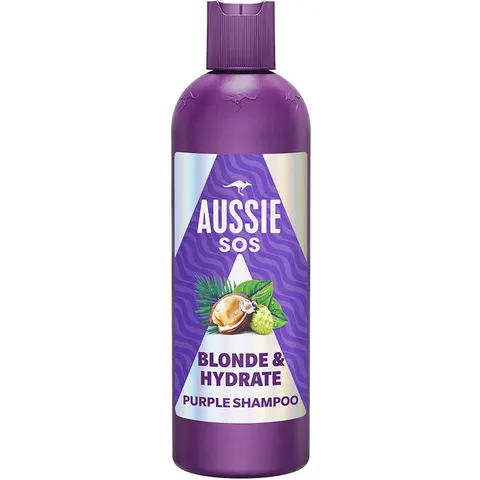 Aussie Shampoo viola Sos Blonde & Hydrate 300 ml – immagine 3