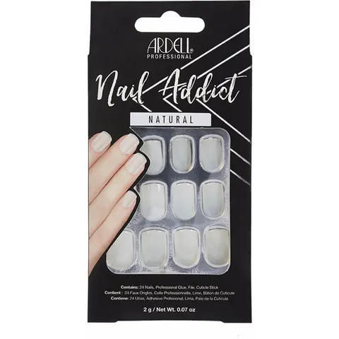Ardell Nail Addict natural squared 1 u – immagine 2