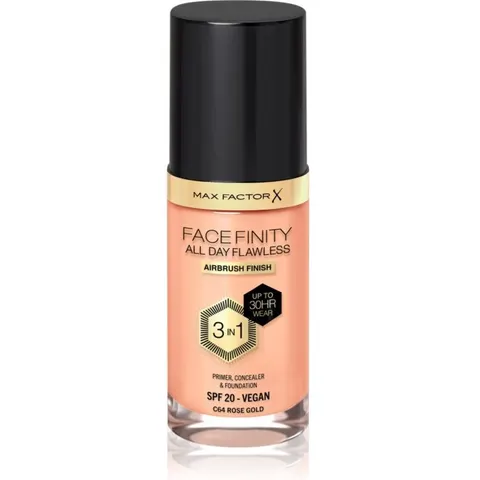 Max Factor Facefinity 3IN1 primer, correttore e fondotinta #64-oro rosa – immagine 3