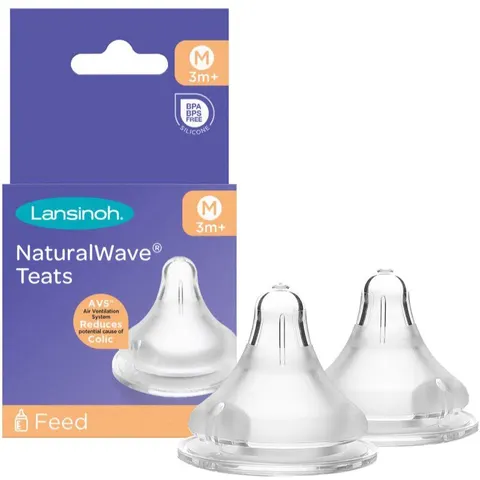 Lansinoh NaturalWave tettarella per biberon Medium 2 pz – immagine 2