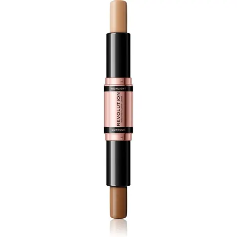 Revolution Fast Base matitone doppio per contouring colore Medium 2x4.3 g – immagine 2