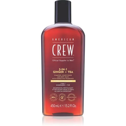 American Crew Shampoo 3-IN-1 Zenzero + Tè 450 ml – immagine 2