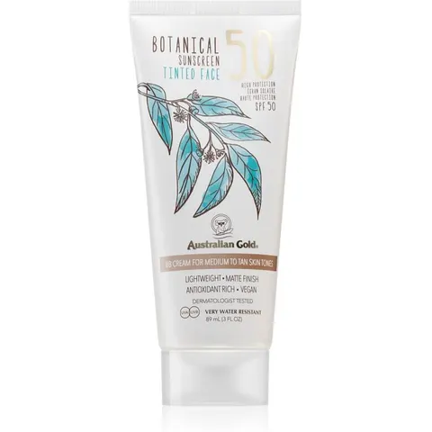 Australian Gold Botanical Sunscreen Tinted Face SPF 50 - MEDIUM – immagine 2