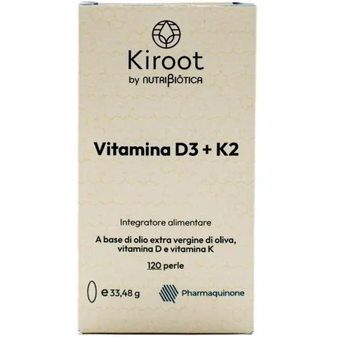 Nutribiotica S.l. Kiroot Vitamina D3 K2 120PRL – immagine 3