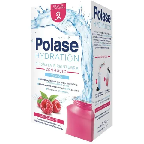 Polase Hydration Gusto Lampone 12 Bustine – immagine 4