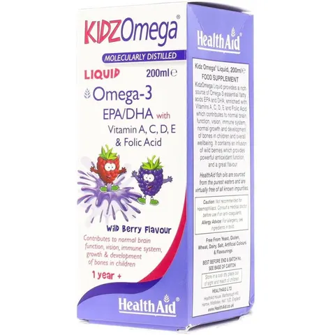 Kidz Omega 3 Liquid Supplemento - 200ml – immagine 2