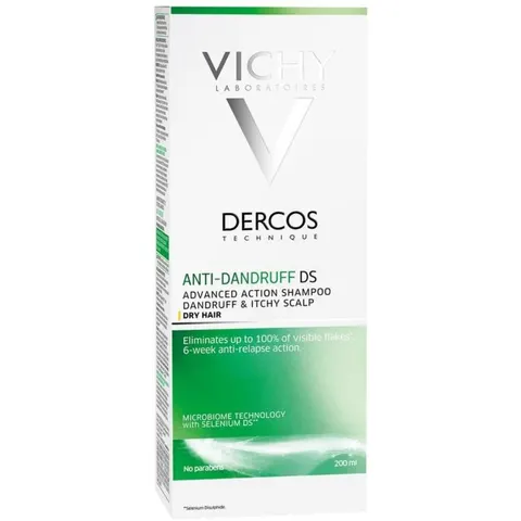 Vichy Dercos Shampoo Antiforfora Capelli Secchi 200ml – immagine 4