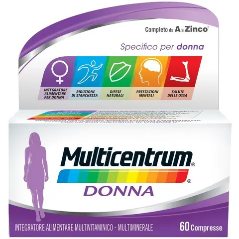 Multicentrum Donna Multivitaminico 60 Cpr – immagine 2