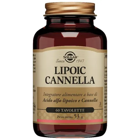 solgar Lipoic cannella 60 tavolette – immagine 3