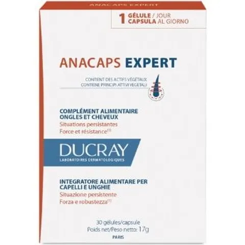 Ducray Anacaps Expert Integratore Per Capelli e Unghie 30 Capsule – immagine 3