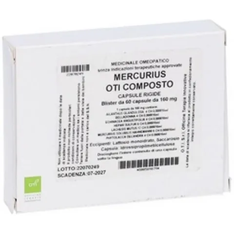 OTI Srl Mercurius Composto 60 Capsule – immagine 3