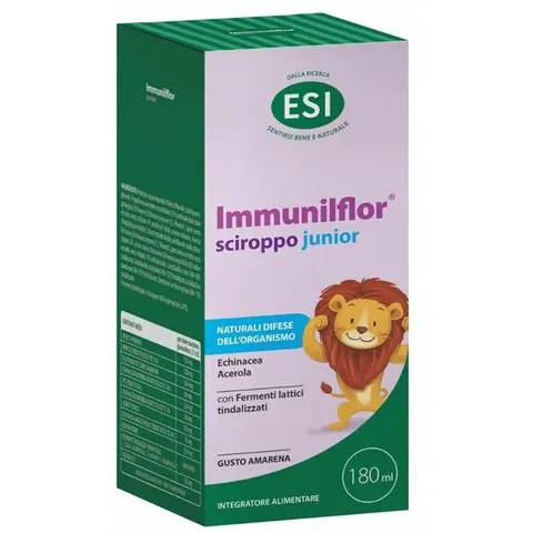 immunilflor Esi Sciroppo Junior Integratore Difese Immunitarie 180 ml – immagine 4