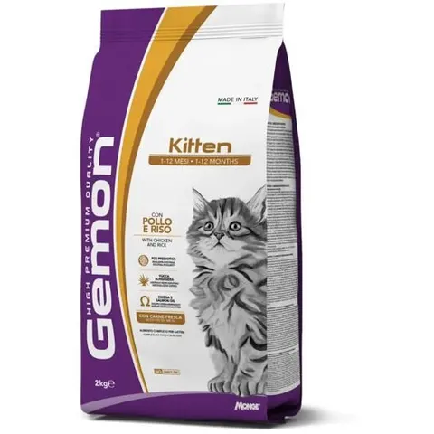Monge & C. Gemon Kitten Pollo Riso 2kg – immagine 5
