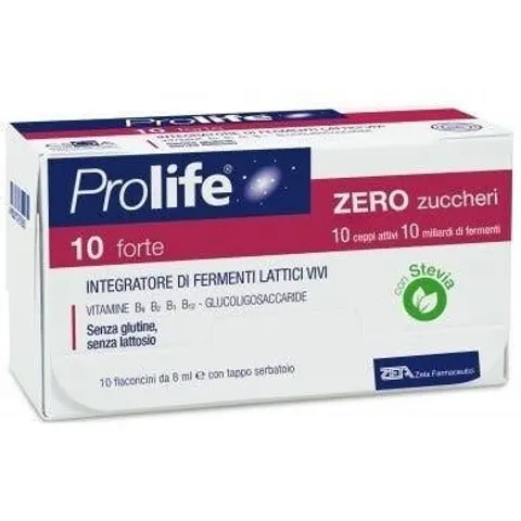 Prolife 10 Forte Zero Zuccheri 10 Flaconcini – immagine 5