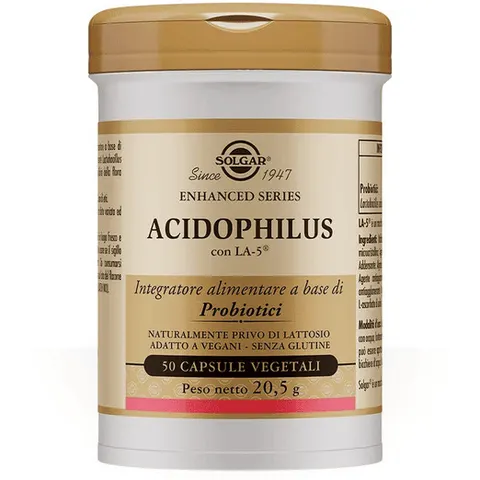 SOLGAR Acidophilus 50 Capsule Vegetali – immagine 4