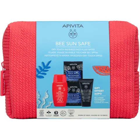 Apivita Bee Sun Safe Dry Touch Face Fluid SPF50 – immagine 2