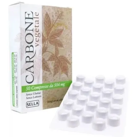 Sella Carbone Vegetale 50 Compresse – immagine 5