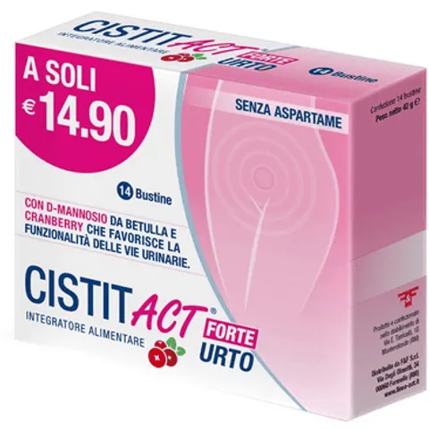 F&F Srl Cistit Act Forte Urto, 14 Bustine – immagine 5