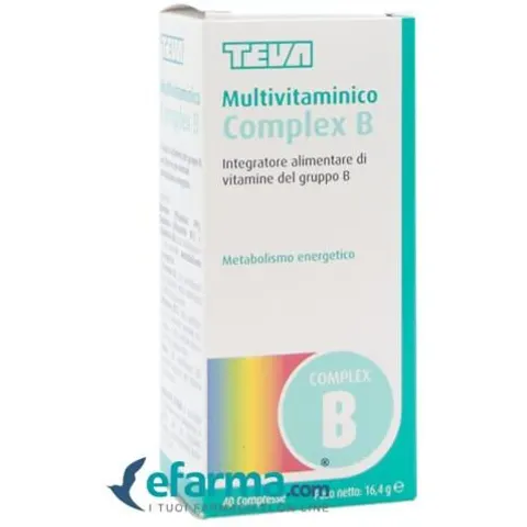 teva Multivitaminico Complex B 40 Compresse – immagine 3