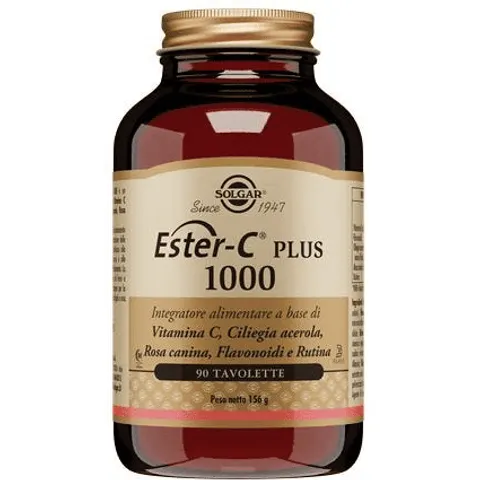 SOLGAR Ester C Plus 1000 90 Tavolette – immagine 3