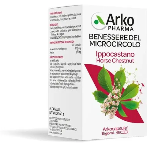 arkofarm arkocapsule Ippocastano 45 Capsule – immagine 5