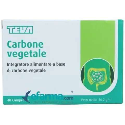 teva Carbone Vegetale 40 Compresse 16,2 g – immagine 3