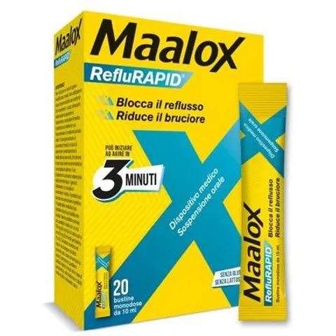 Maalox Reflurapid 20 Bustine – immagine 3