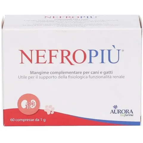 Nefropiu Nefropiù Mangime Complementare Per Cani E Gatti 60 Compresse – immagine 2