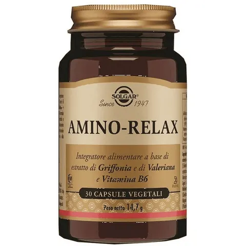 Solgar Amino Relax 30 Capsule Vegetali – immagine 3