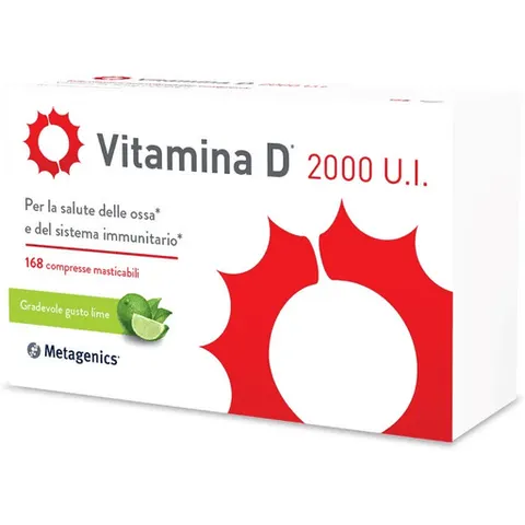 Metagenics Vitamina D 2000UI 168 compresse masticabili – immagine 5