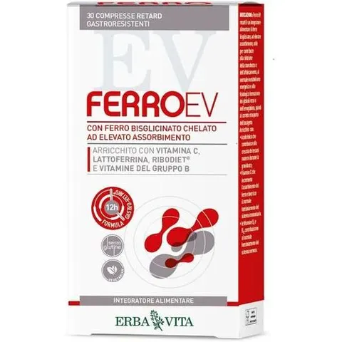 Erba Vita Ferro Ev Retard 30 Compresse – immagine 5