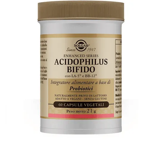SOLGAR Acidophilus Bifido 60 Capsule Vegetali – immagine 5