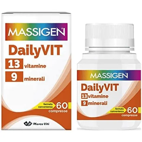Massigen Dailyvit Integratore Multivitaminico Multiminerale 60 Compresse – immagine 4