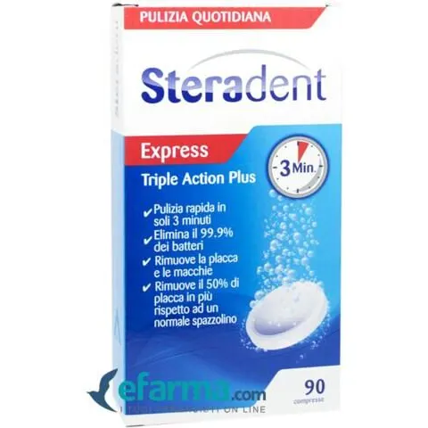 Steradent Ta Plus 90 Compresse – immagine 3