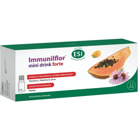 Esi Immuniflor Forte Papaya 12 Flaconcini – immagine 2