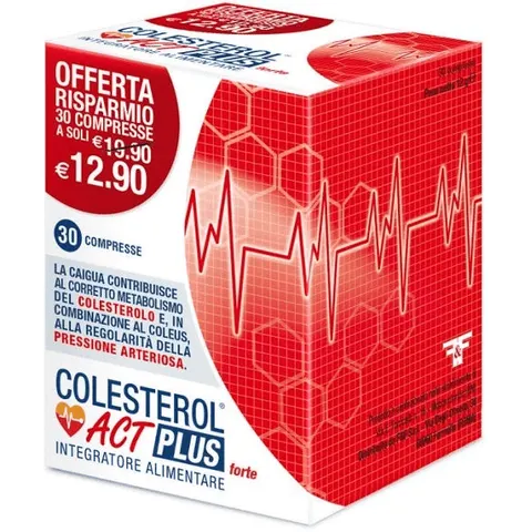 F&f Colesterol Act Plus Forte 30 Compresse – immagine 5