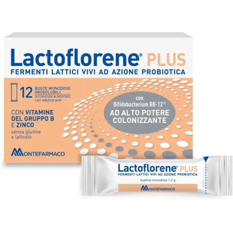 Montefarmaco Lactoflorene Plus 12 bustine monodose – immagine 5
