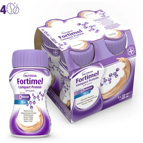 Nutricia Fortimel Compact Prot Caff 4x125 – immagine 4