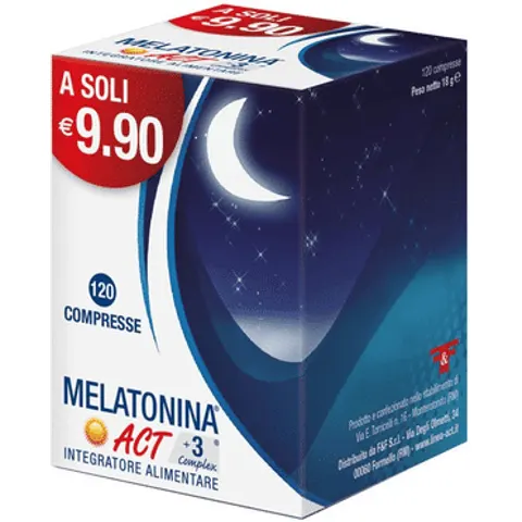 F&f Melatonina Act+3 Complex120cpr – immagine 5