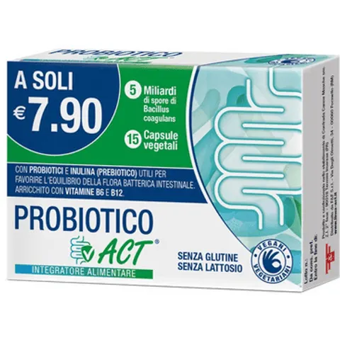 f&f Probiotico act 15 capsule vegetali – immagine 5