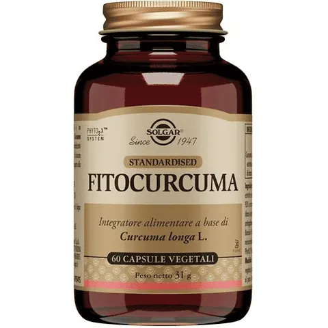 SOLGAR Fitocurcuma 60 Capsule Vegetali – immagine 4