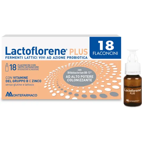 MONTEFARMACO OTC SpA Lactoflorene Plus, 18 Flaconcini – immagine 5