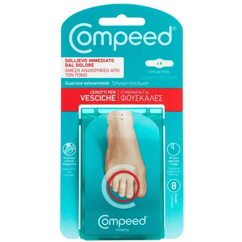compeed Cerotti Per Vesciche Dita Dei Piedi 8 Pezzi – immagine 3