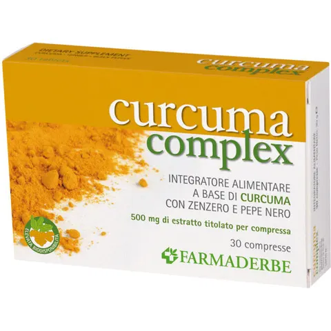 Farmaderbe Curcuma 30cpr Fdr – immagine 2