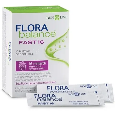 BIOS LINE SpA Flora Balance Fast, 10 Bustine – immagine 2
